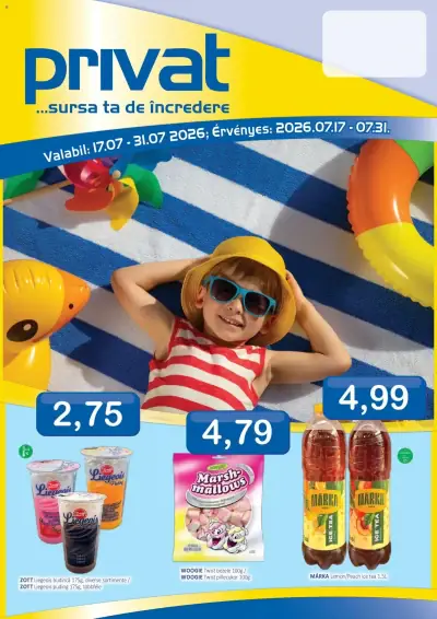 CBA Catalog Privat: Ofertă actuală din 17.07.2026