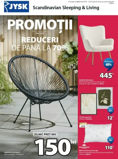 JYSK Catalog: Ofertă actuală din 09.07.2026