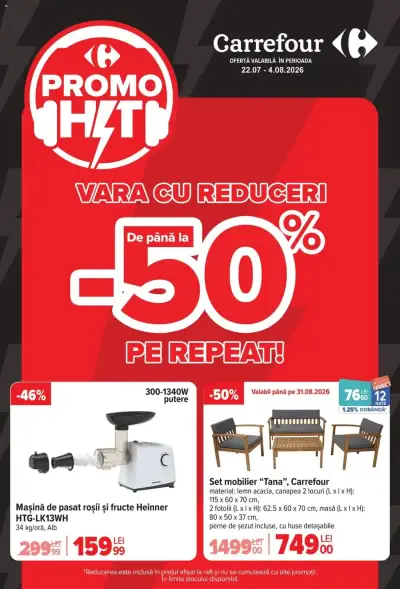 Carrefour Catalog Nonfood: Ofertă actuală din 22.07.2026