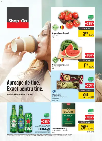 Mega Image Catalog Shop&Go: Ofertă actuală din 23.07.2026