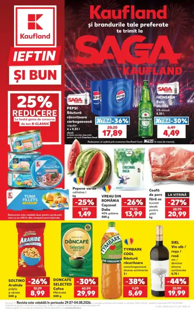 Kaufland Domnesti: Ofertă actuală din 29.07.2026
