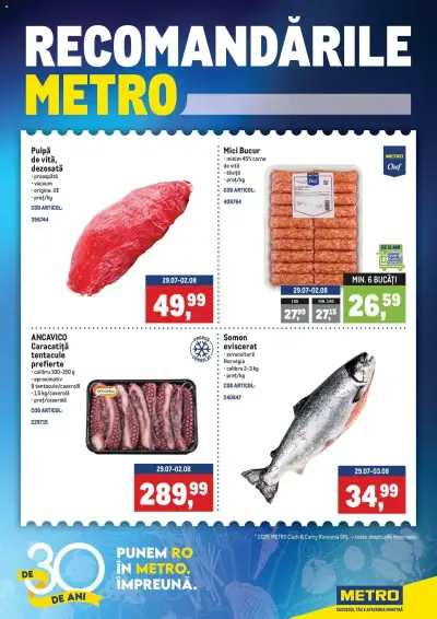 Metro Catalog: Ofertă actuală din 27.07.2026