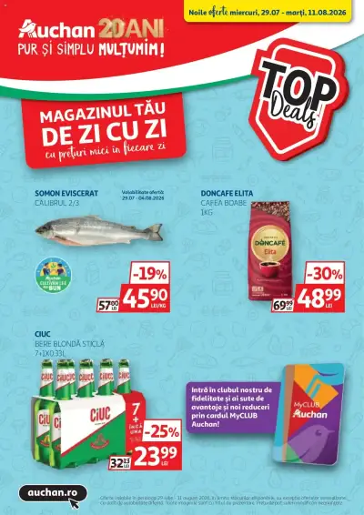 Auchan Catalog: Ofertă actuală din 29.07.2026