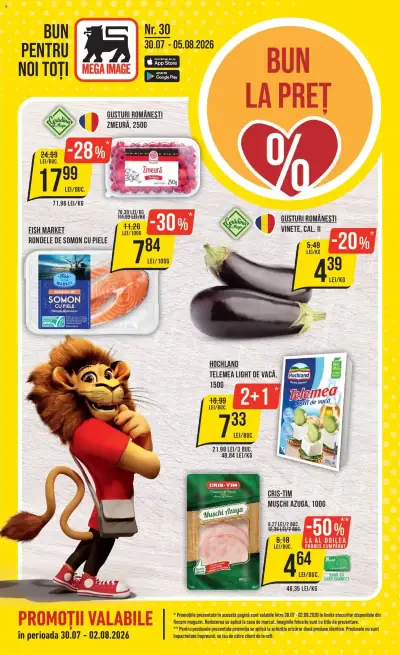 Mega Image Catalog: Ofertă actuală din 30.07.2026