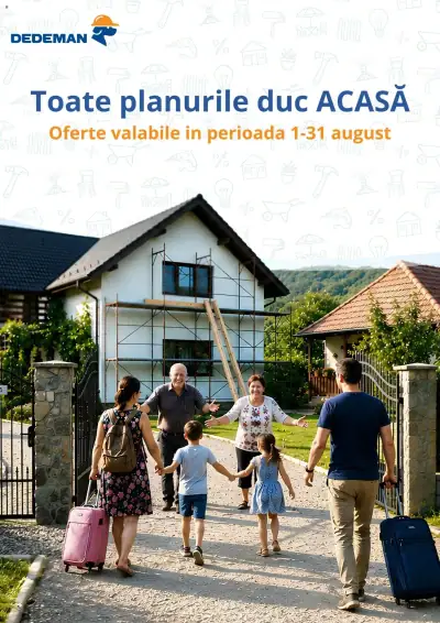 Dedeman Catalog: Ofertă actuală din 01.08.2026