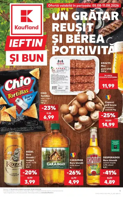 Kaufland Catalog Tematic: Ofertă actuală din 05.08.2026