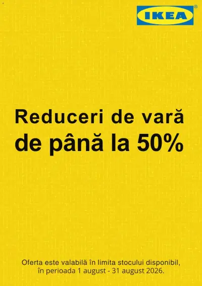 IKEA Catalog: Ofertă actuală din 01.08.2026