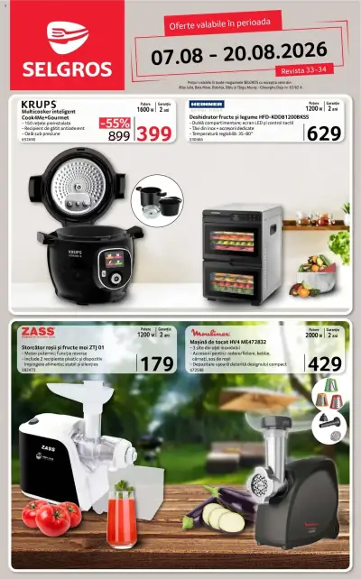 Selgros Catalog Nonfood: Ofertă actuală din 07.08.2026