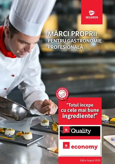 Selgros Catalog Transgourmet: Ofertă actuală din 01.08.2026