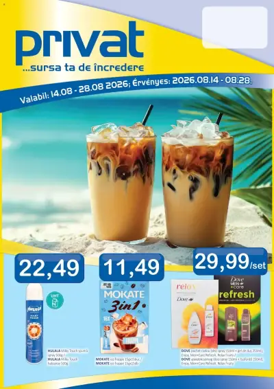 CBA Catalog Privat: Ofertă actuală din 14.08.2026