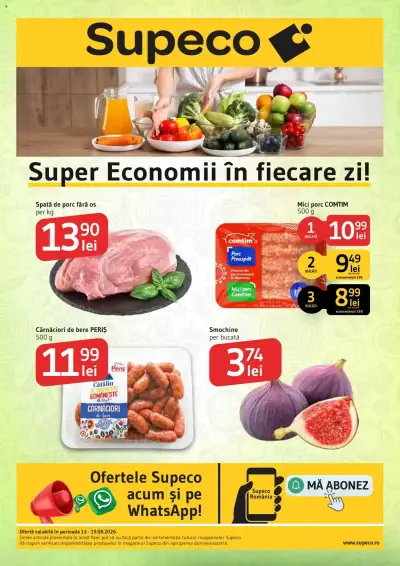 Supeco Catalog: Ofertă actuală din 13.08.2026