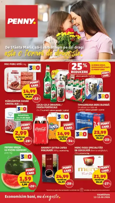 PENNY Catalog: Ofertă actuală din 12.08.2026