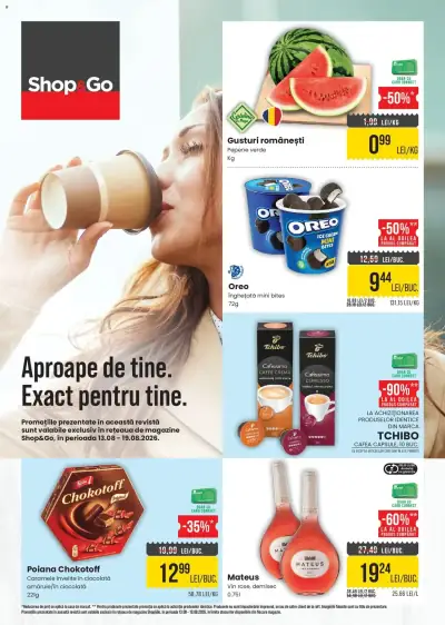 Mega Image Catalog Shop&Go: Ofertă actuală din 13.08.2026