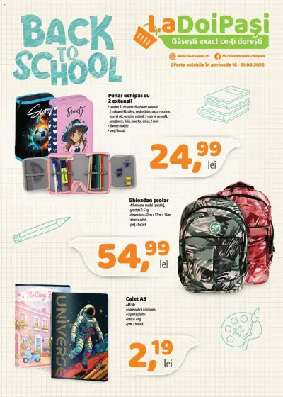 LaDoiPași Catalog: Ofertă actuală din 16.08.2026