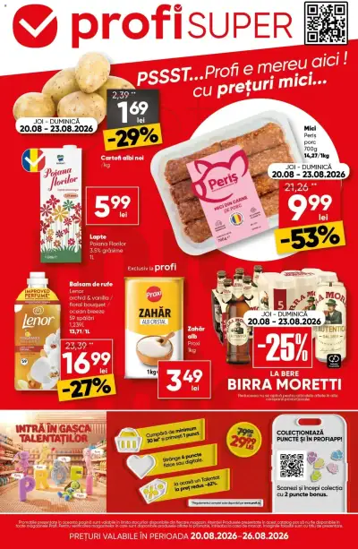 Profi Catalog Super: Ofertă actuală din 20.08.2026