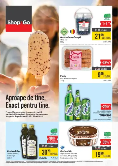 Mega Image Catalog Shop&Go: Ofertă actuală din 20.08.2026