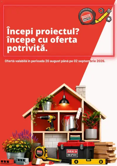 Brico Depot Catalog: Ofertă actuală din 20.08.2026