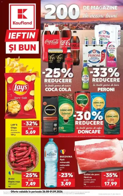 Kaufland Domnesti: Ofertă actuală din 26.08.2026