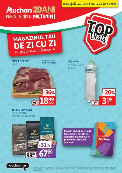 Auchan Catalog: Ofertă actuală din 26.08.2026
