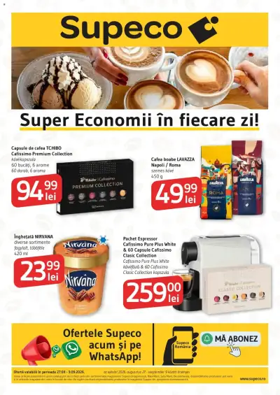 Supeco Catalog Supeco Catalog Cafea & Înghețată Bilingv: Ofertă actuală din 27.08.2026