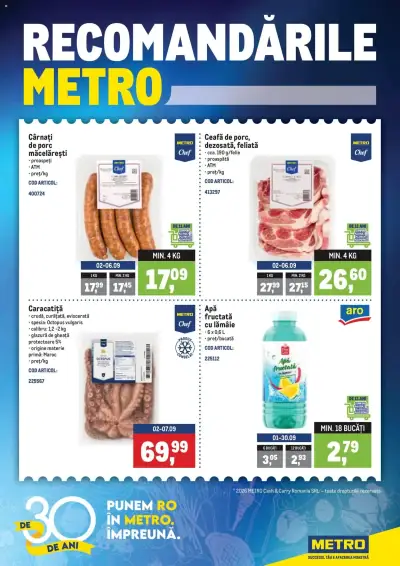 Metro Catalog: Ofertă actuală din 31.08.2026