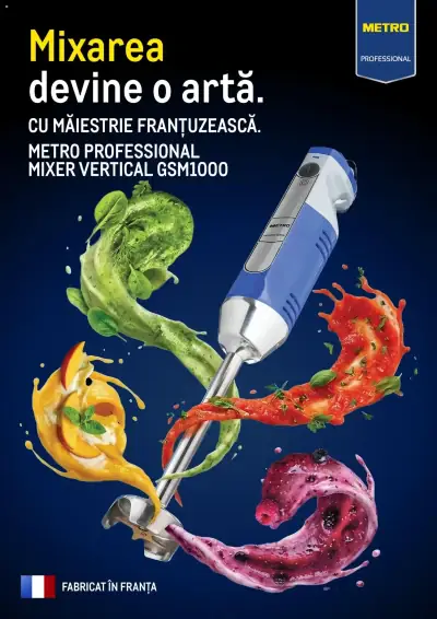 Metro Catalog Mixer vertical: Ofertă actuală din 01.09.2026