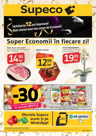 Supeco Catalog: Ofertă actuală din 03.09.2026