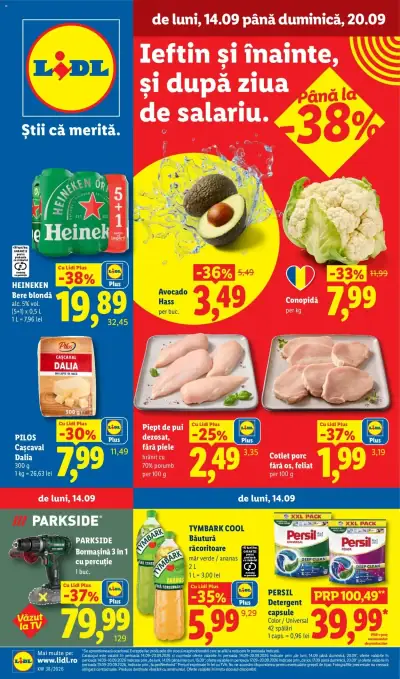 Lidl Catalog: Ofertă actuală din 14.09.2026
