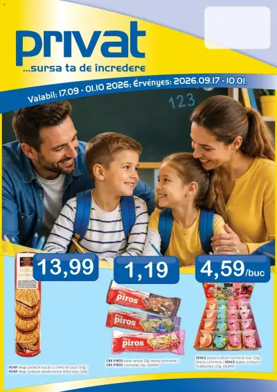 CBA Catalog Privat: Ofertă actuală din 17.09.2026