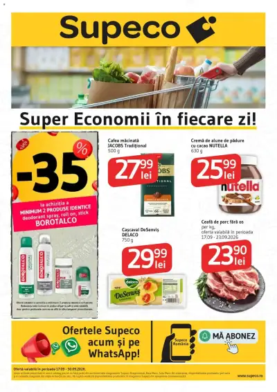 Supeco Catalog: Ofertă actuală din 17.09.2026