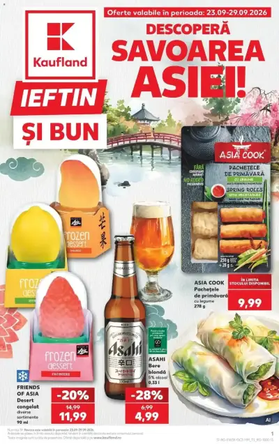 Kaufland Domnesti: Ofertă actuală din 23.09.2026