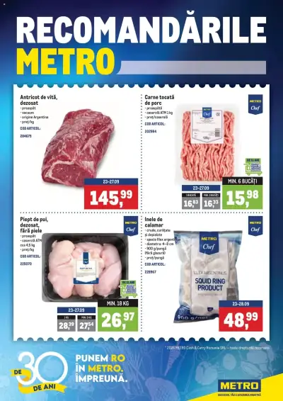Metro Catalog: Ofertă actuală din 22.09.2026
