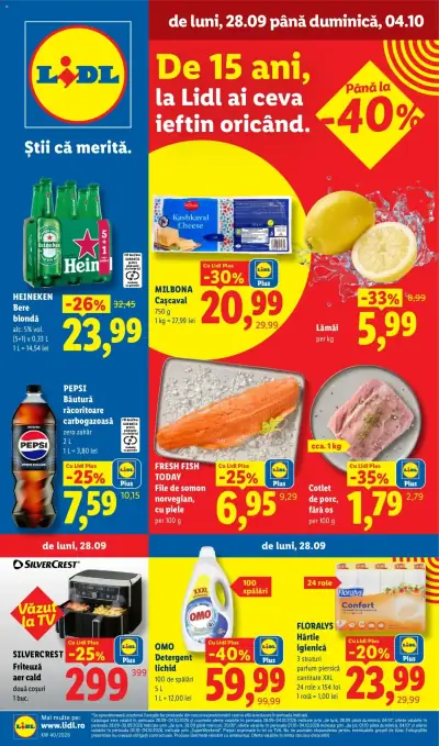Lidl Catalog: Ofertă actuală din 28.09.2026