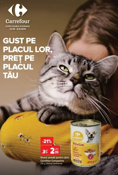 Carrefour Catalog Pet Shop: Ofertă actuală din 23.09.2026