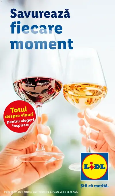Lidl Catalog De vinuri: Ofertă actuală din 28.09.2026