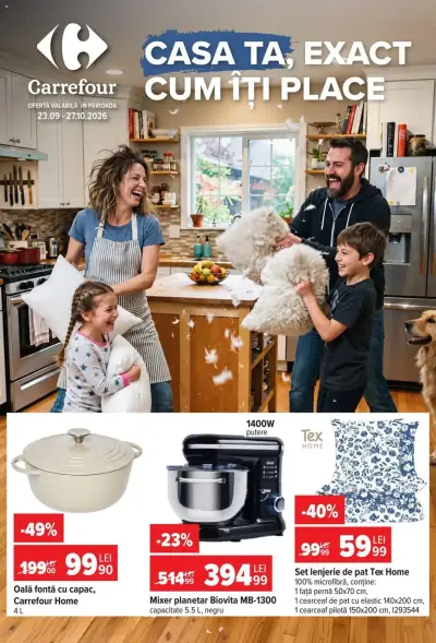 Carrefour Catalog Maison: Ofertă actuală din 23.09.2026