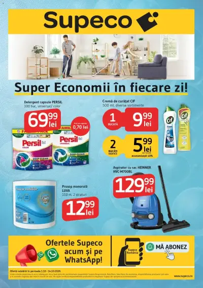 Supeco Catalog Curatenie: Ofertă actuală din 11.10.2026