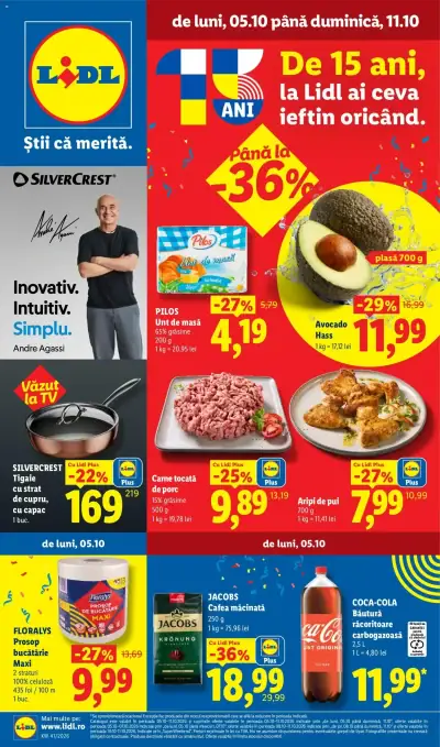 Lidl Catalog: Ofertă actuală din 05.10.2026