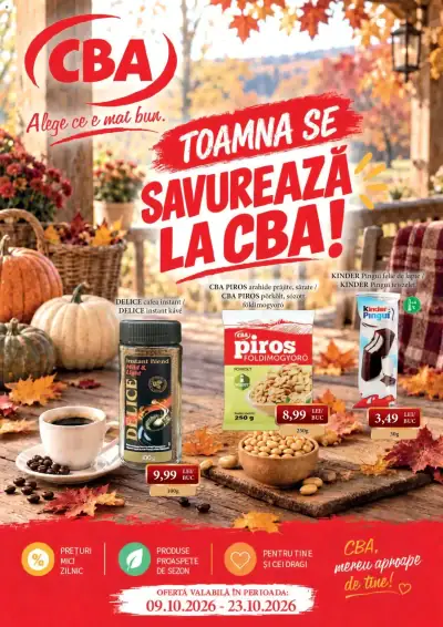CBA Catalog Octombrie: Ofertă actuală din 09.10.2026