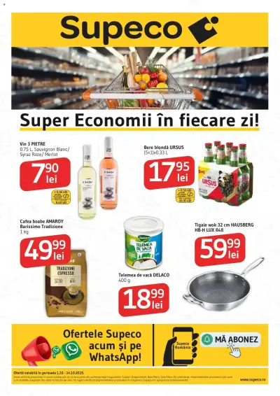 Supeco Catalog: Ofertă actuală din 01.10.2026
