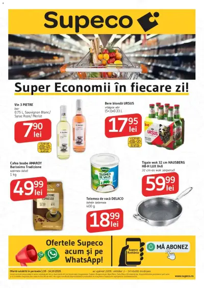 Supeco Catalog Bilingv: Ofertă actuală din 01.10.2026
