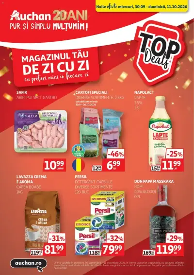 Auchan Catalog: Ofertă actuală din 30.09.2026