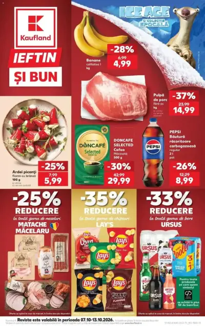 Kaufland Domnesti: Ofertă actuală din 07.10.2026