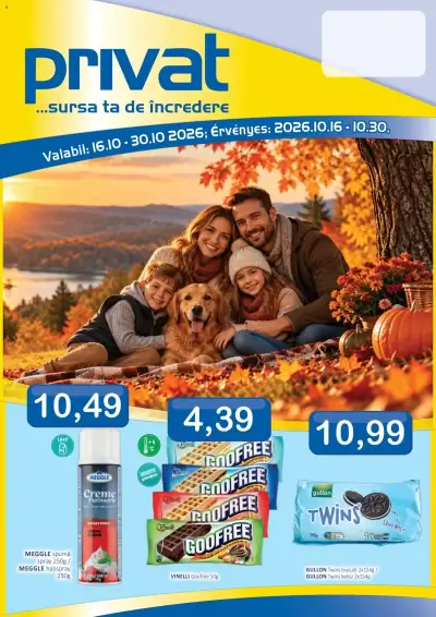 CBA Catalog Privat: Ofertă actuală din 16.10.2026