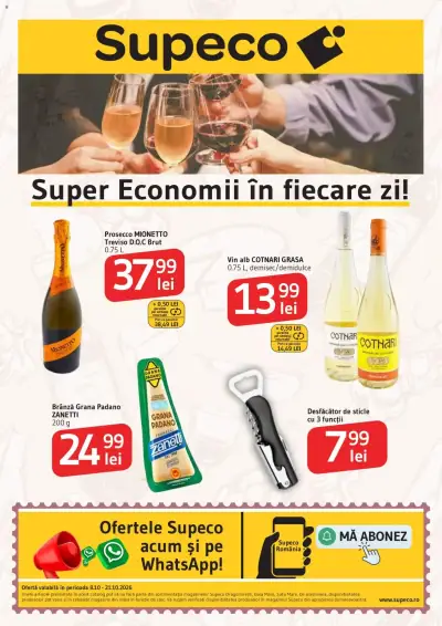 Supeco Catalog Vin&Branza: Ofertă actuală din 08.10.2026