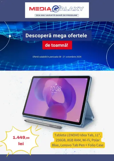 Media Galaxy Catalog: Ofertă actuală din 08.10.2026