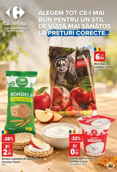 Carrefour Catalog Food Transition: Ofertă actuală din 14.10.2026