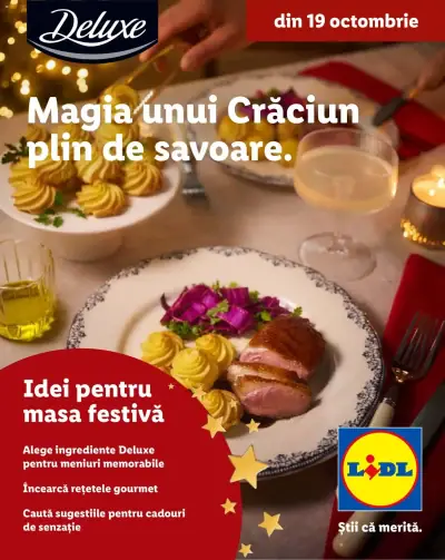 Lidl Catalog Deluxe: Ofertă actuală din 19.10.2026