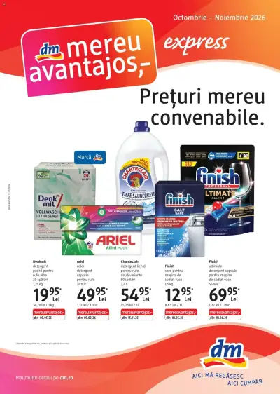 DM drogeriemarkt Catalog Express: Ofertă actuală din 15.10.2026