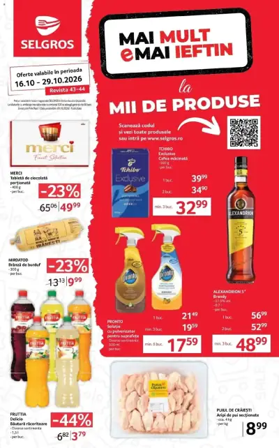 Selgros Catalog: Ofertă actuală din 16.10.2026